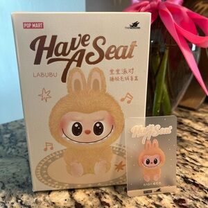 Baba Labubu Have A Seat 100% genuine